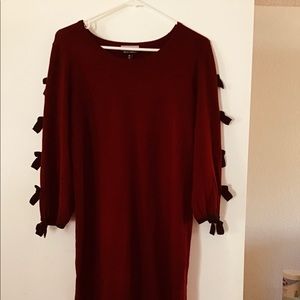 Allison Brittney red maroon Straight dress M